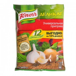 Приправа, Knorr (Кнорр) 200 г Деликат универсальная 12 овощей и приправ пакет