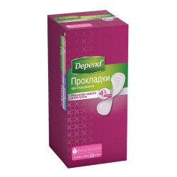 Прокладки женские, Depend (Депенд) 22 шт мини