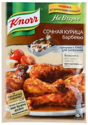 Приправа, Knorr (Кнорр) 26 г На Второе Сочная курица барбекю пакет